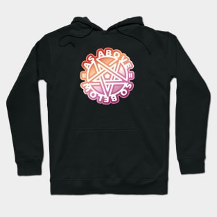 Equality Above & Below - LESBIAN PRIDE - light Hoodie